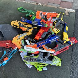 Vintage Nerf Guns Lot  30 +Pieces $50  