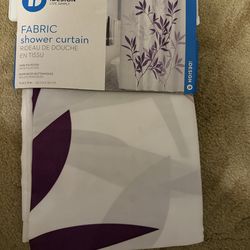 Brand new fabric shower curtain