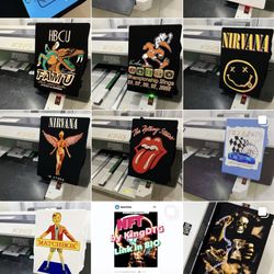 T shirt Printing DTG printing Screen Printing Silk Printing Heat Press Kaws