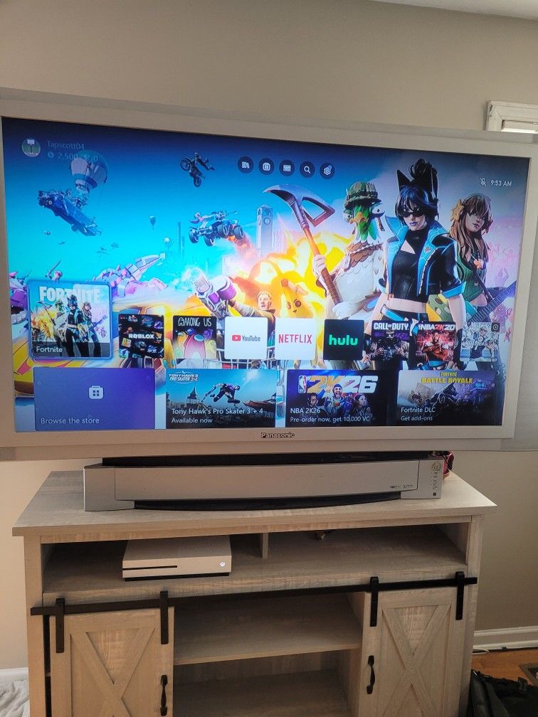 65" Panasonic TV Great Picture
