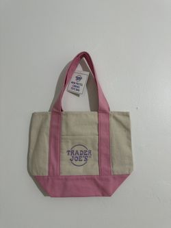 Trader Joes Tote In Pink