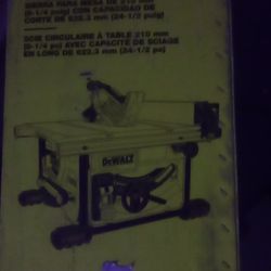 Dewalt Table saw