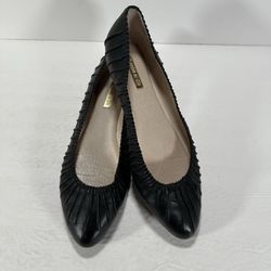 Louise et Cie Ashlin Black Leather Ballet Flats Women’s Size 9