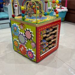 Wood Activity Cube