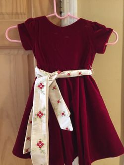 Girls 2T velvet dress