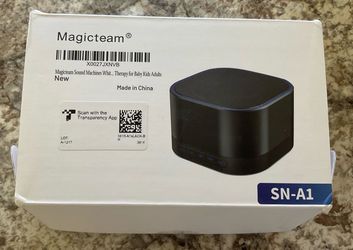 Magicteam SN-A1 White Noise Sound Machine for Baby, Kids & Adults - Sleep Therapy Device