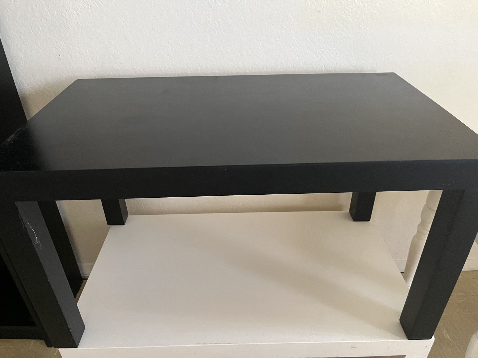 Black Small Wooden Coffee Table