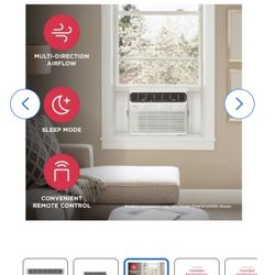 Medium Room Window 💜Air Conditioner , Remote Included ( 115-Volt , 8000-BTU ) 