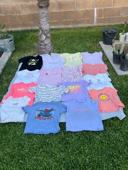 16 blusas para niña size: 4 , 5 , 6