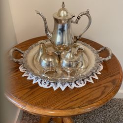 silver tea set 