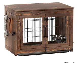 Wooden dog crate