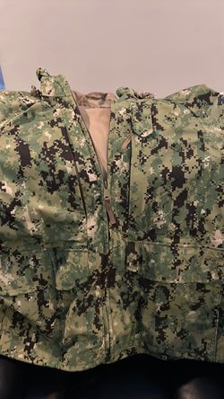 Digital Camo Military Jacket with Hood