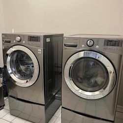 Gray LG washer and dryer $250 (delivery is available)