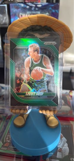 Larry Bird Panini Prizm Green Basketball Card