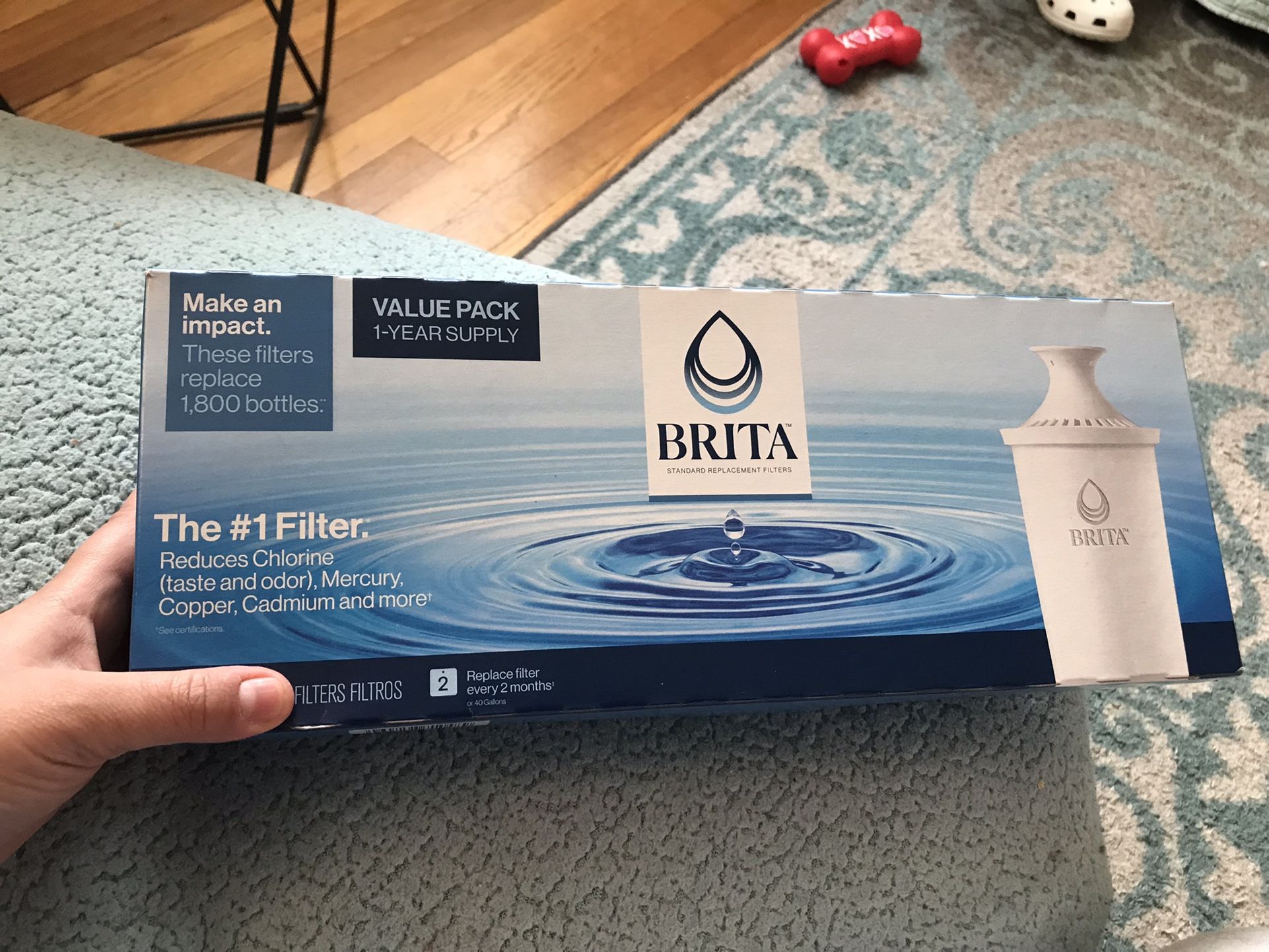 Brita Replacement Water Filters for Brita Water Pitchers and Dispensers - 5ct