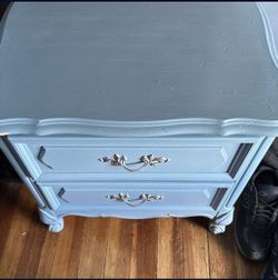 Baby Blue Dresser $75