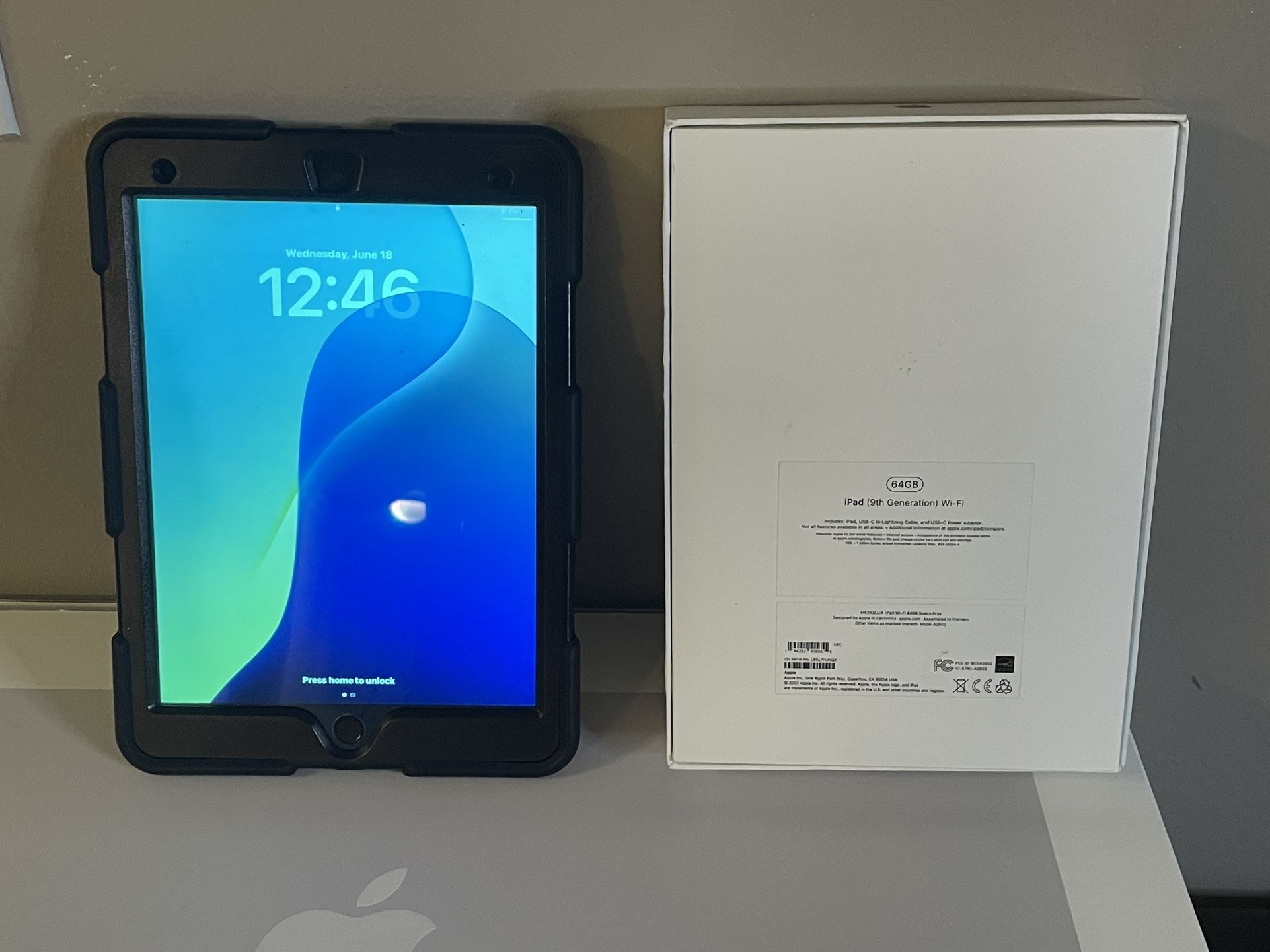 Apple iPad (9th Generation) A2602 64 GB, Wi-Fi, 10.2 in - Space Gray