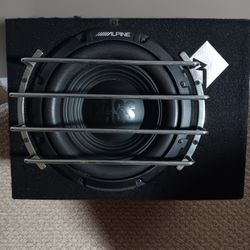 Alpine 10" Baseline Woofer With Box And Grill