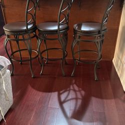 3 Bar Stool  For $120 .00  Or  Best Offer 