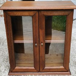 Small Vintage Two-door Italian Wall Cabinet
