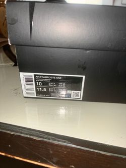 Nike Air Foamposites Psychic Blue/Black size 10