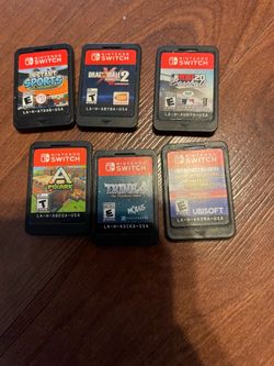 Nintendo switch games $10 each