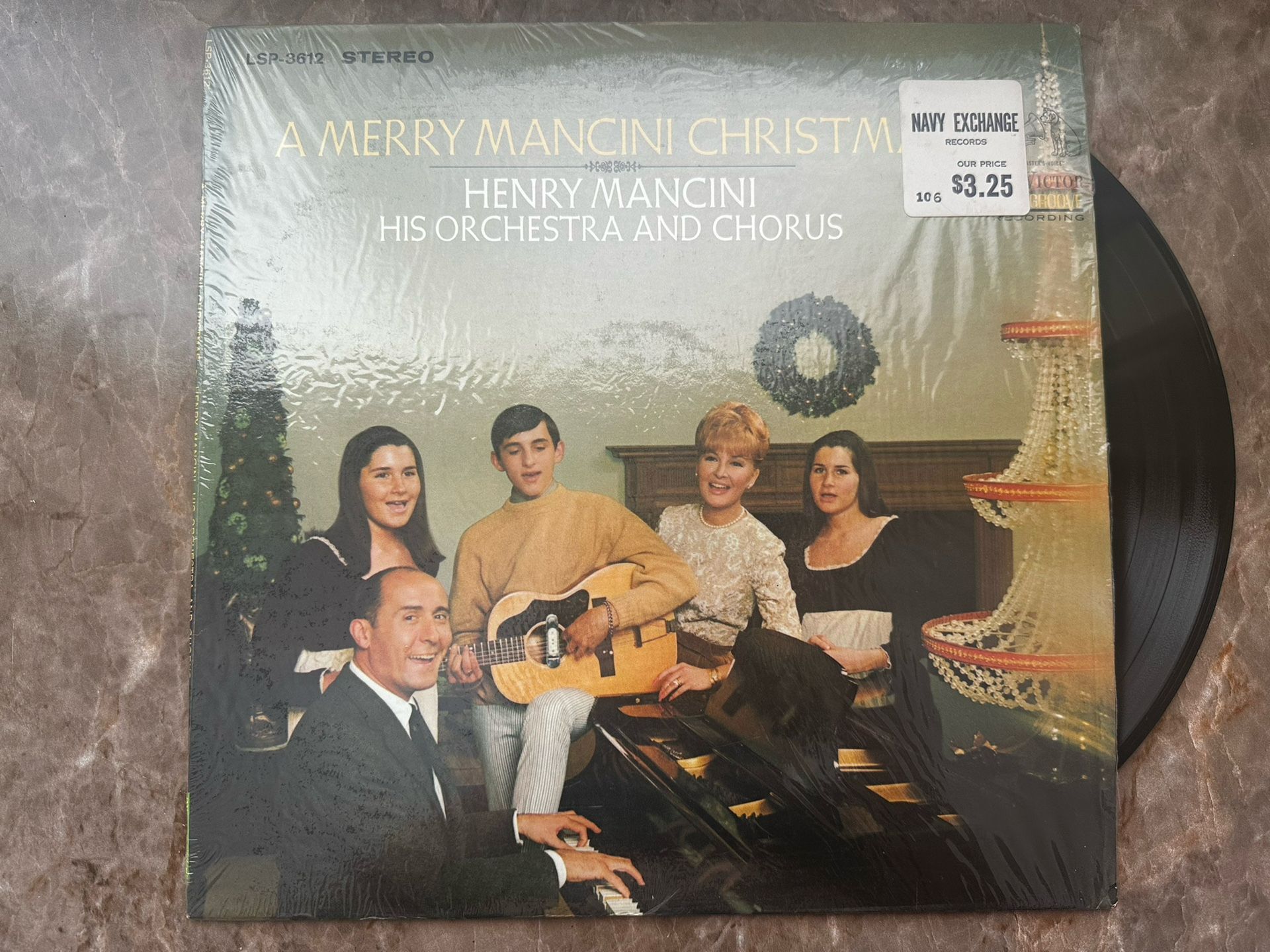 vintage christmas record