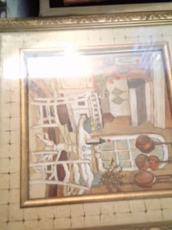 Wall frames different pictures