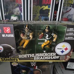 Mcfarlane 2 Pack Terry Bradshaw/ Ben Roethlisberger 