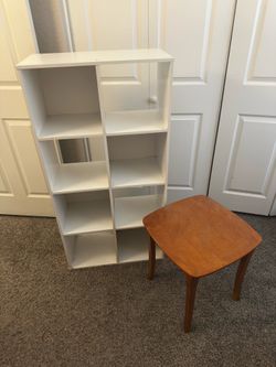 Nightstand and shelf