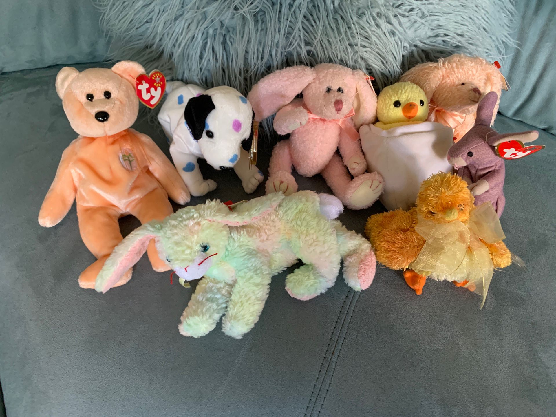 Easter Themed Beanie Babies 