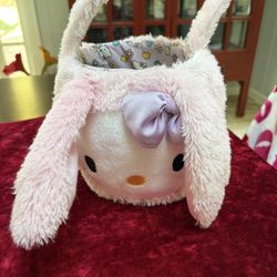 Fabric Easter baskets -collectible Ms. Kitty, Star Wars Yoda, Easter Chick