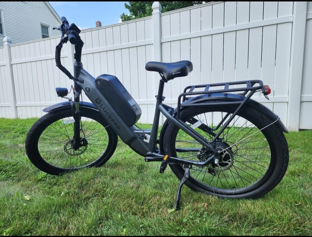 #Luckeep Long Range E-Bicycle With Dual Battery