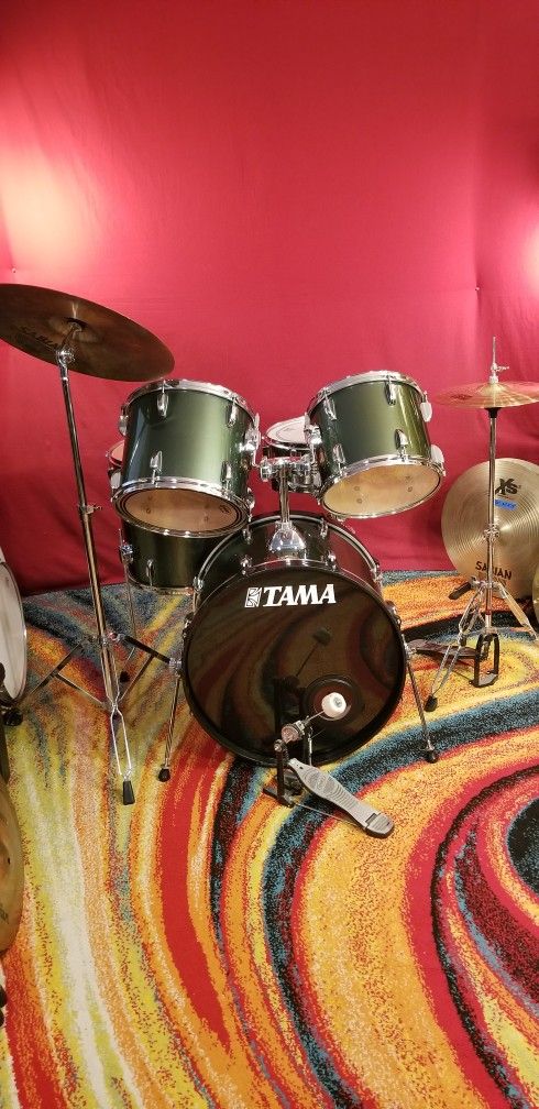Tama Drum Set 5pc Complete W/ Cymbals 