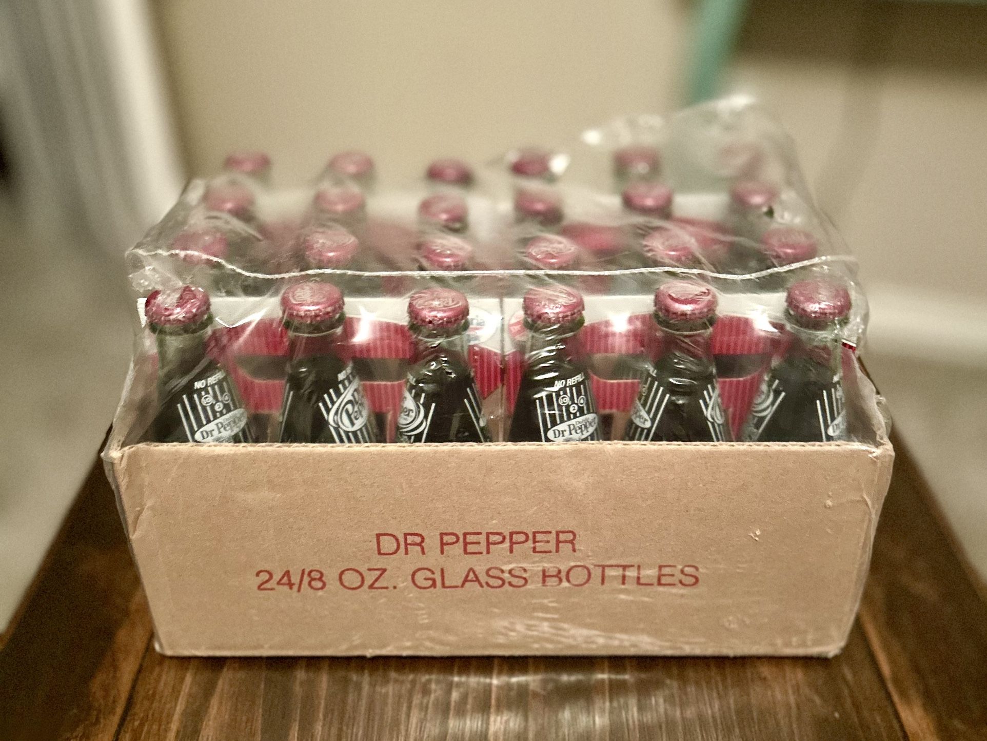 Case Of Original 8 Oz Dublin Dr Pepper Bottles With Imperial Pure Cane Sugar