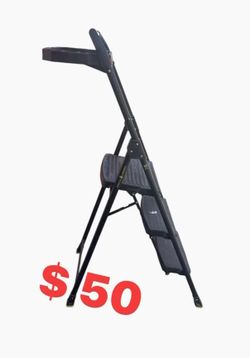 🔥 Gorilla Ladders Folding 3-Step Stool Ladder Heavy Duty 61"-18"🔥