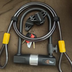 Bike U lock with cable - Via Velo