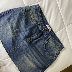 Denim Skirt Size M New 