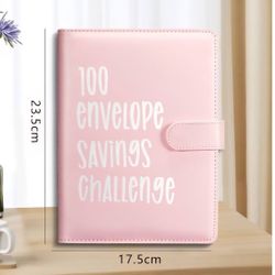 BKDRL 100 envelopes Money Saving Challenge | Easy and Fun Way to Save $5,050 - Savings Challenges Binder, Savings Challenges Book with envelopes