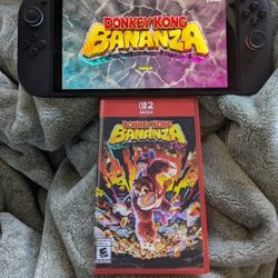 Donkey Kong Bonanza Switch 2 - Real Game Cartridge - Mint Condition 