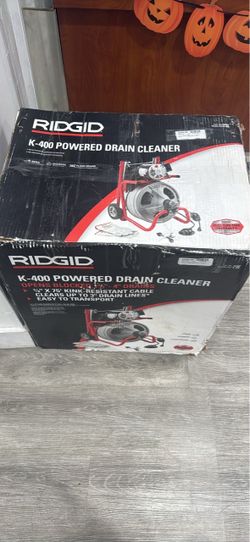 New RIDGID K-400 Industrial Drain Cleaner/ Snake
