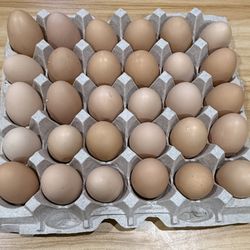 Organic Brown Eggs $18 Crate Or $12/2 Dozen White 