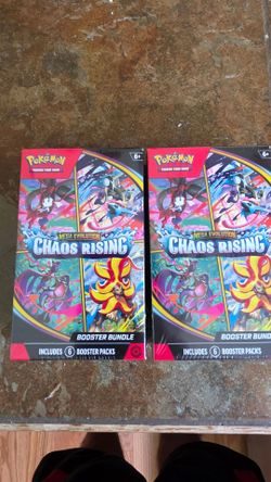 Mega evolutions chaos rising booster bundle