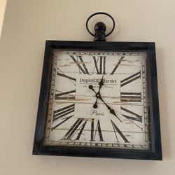 Metal clock!