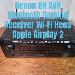 Denon S760H 8K AVR Receiver Wi-Fi Bluetooth HEOS Apple Airplay2 Remote