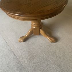 Oak End Table