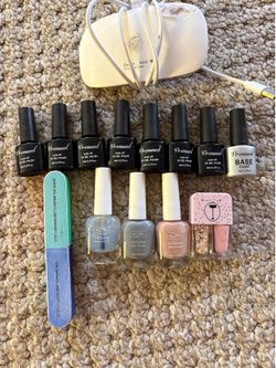 gel polish Changing Gel Polish + Water-Based Nail Polish + Nail Lamp Bundle – Everything Pictured – $5