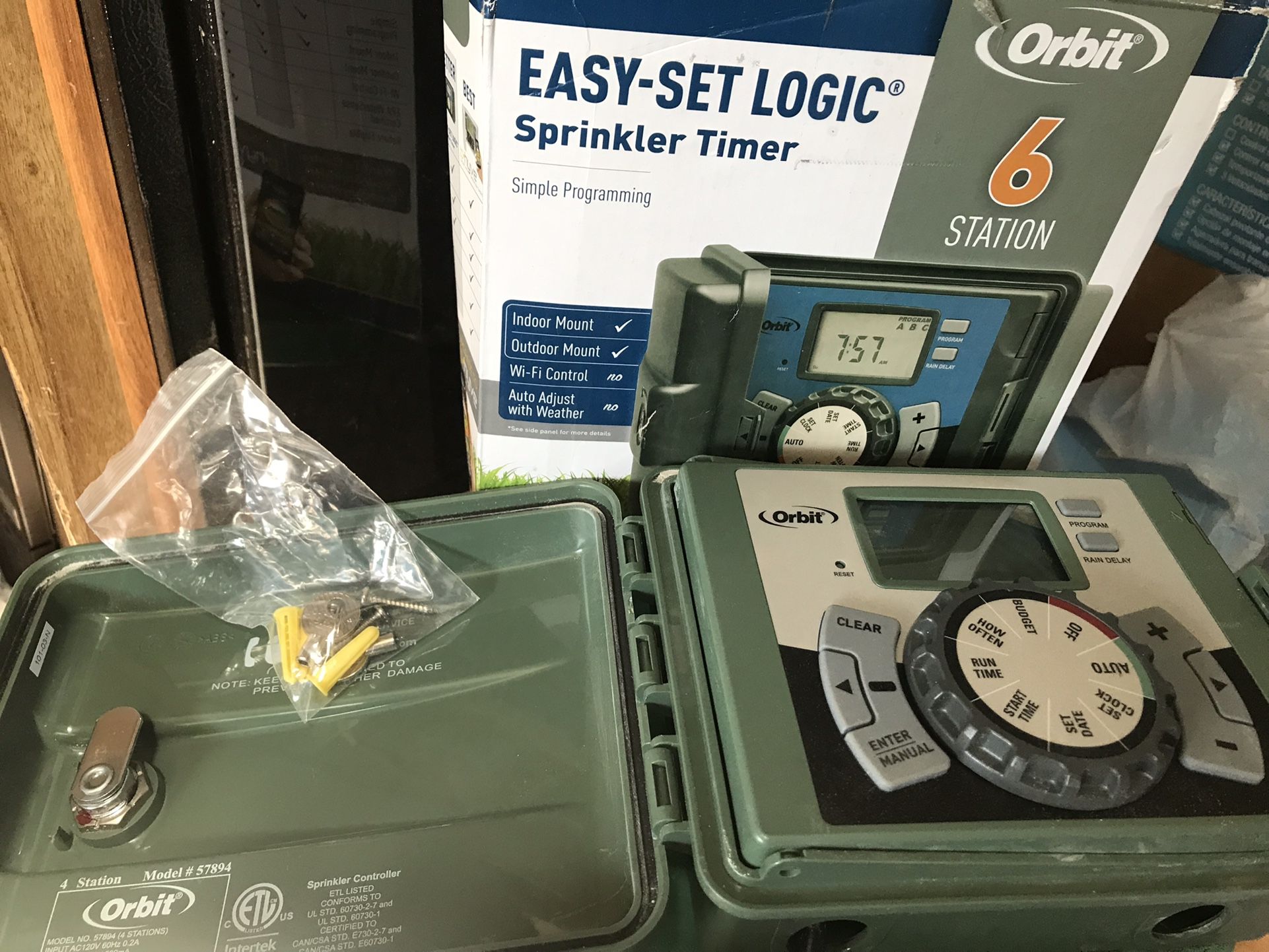 Easy-SET Logic 6 Station Sprinkler Timer