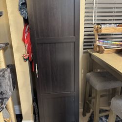 Cherry Finish Storage Cabinet/Pantry 