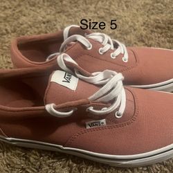 Vans Size 5 New